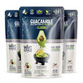 WAKS & SNACKS Freeze Dried Guacamole Classic |100% Fresh Hass Avocados, Perfect for Tortilla Chips | Energizes Camping & Hiking Meals | Vegan, Gluten-Free Guac Dip for Snacks | 2 Avocados | 2 oz, 3-Pack