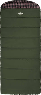 TETON Sports Deer Hunter -35F and 0F Degree Sleeping Bag. Warm and Comfortable Camping Sleeping Bags, Teton Tough Canvas Shell for Camping, Hunting, and Cold Weather