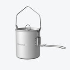 Fire Maple Frost 0.9L Camping Pot Aluminum with Detachable Handle, Backpack Bushcraft Gear, Campfire Cooking Equipment Self-locking Handle