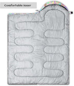 Sleeping Bags for Adults Youth Kids,3D Printing Camping Sleeping Bag for Girls Boys Lightweight Waterproof Cold/Warm Weather Sleeping Bag for 3 Seasons