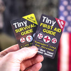 The Ultimate Survive Anything Tiny Survival Guide for Emergency Disaster Micro Guide First Aid Survival Pocket Handbook Easily Fits in Wallet Glove Box Pouch