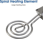 700W Electric Charcoal Starter for BBQ Grill Smoker Fireplace, Firepit, Stove - Design with Large Spiral Heating Element, 30% Faster Igniting Fire - 3 Feet Power Cord