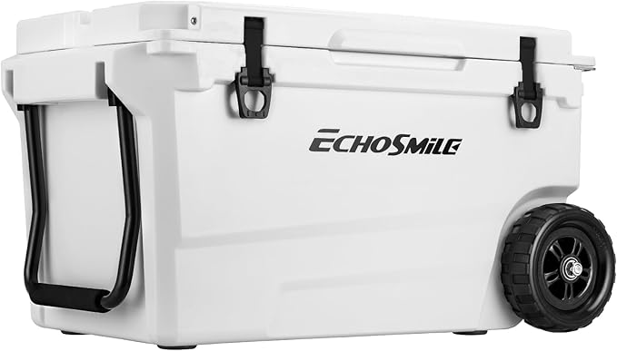 EchoSmile 25/30/35/40/60/75 Quart Rotomolded Cooler, Built to Stand up to The Rigors of The Journey