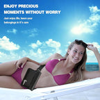 Waterproof Fanny Pack, Waterproof Pouch for Phone Passport Wallet Holder, Floating Dry Bags for Travel Beach Swimming Kayaking Boating Pool Diving Accessories