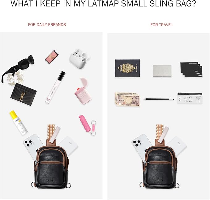 3L SMALL Sling Bag Fanny Packs For Women Men Mini Crossbody Chest Belt Travel Bag Purse Handbag Faux Leather Fashion Cute Light Grey