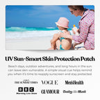 The Patch Collection® – UV Sun Detection Indicator Patch | Hydrocolloid, Photochromic Violet Dye (Pack of 36)