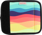 Luggage Tags for Suitcases-Suitcase Tags Identifiers Bulk Luggage Handle Wrap Luggage Tag/Identifiers/Marker Travel Accessories for Flying Airplane(Rainbow)
