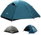 Backpacking Tent for Camping 2/3/4 Person Hiking Ultralight Tent for Waterproof Windproof Outdoor Tents Easy Setup Two Doors Double Layer Lightweight Instant Tents