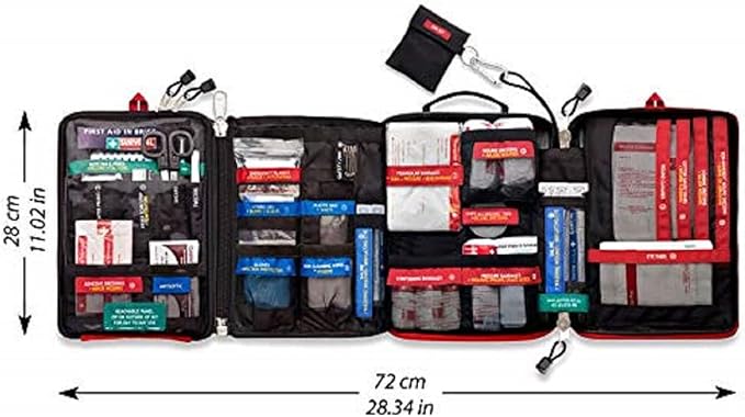 Survival Workplace/Home First Aid Kit USA - for Emergency Care at Home/Workplace