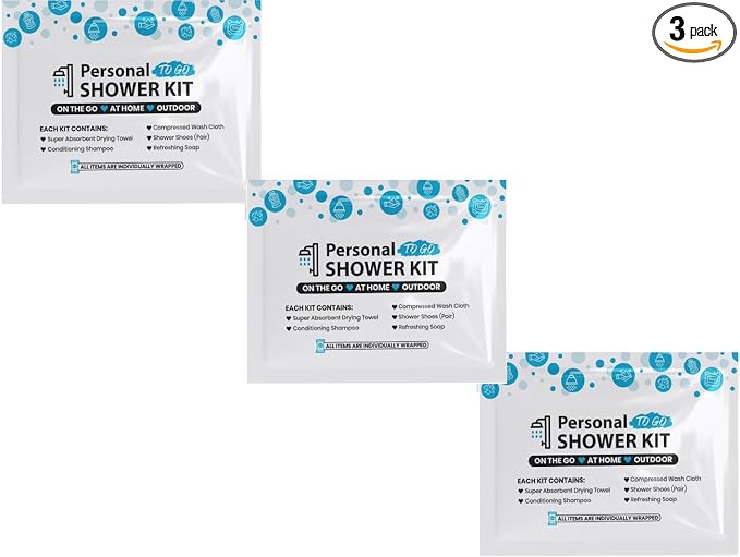 Compact Personal Shower Kit To-Go– Your Hygiene Companion for Travel, Gym, and Outdoor Adventures (3)