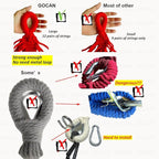 Brazilian Double Hammock 2 Person Extra Large 220x160cm Total Length 330cm Load 500lb Canvas Cotton Hammock for Patio Porch Garden Backyard Lounging Outdoor and Indoor(Rainbow) XXL