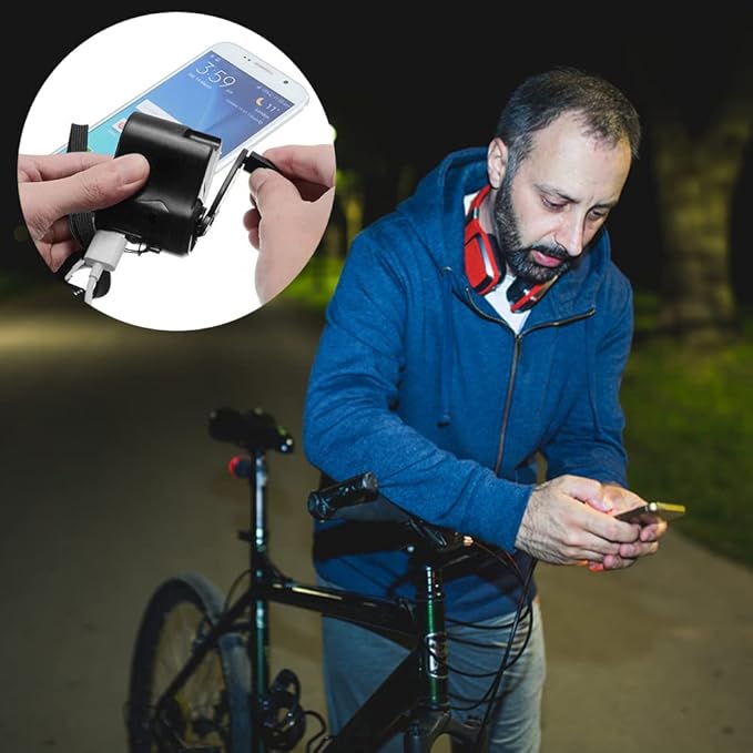 Hand Cranked Charger, USB Hand Crank Phone Charger Hand Power USB Charger for Outdoor Hiking Camping