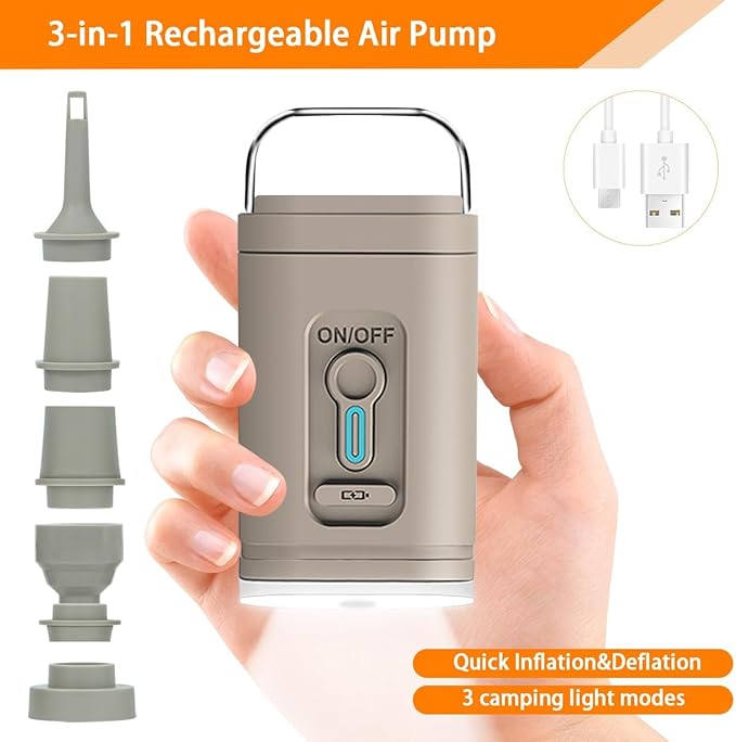 Self Inflating Sleeping Pad, 4" Extra Thick Memory Foam Camping Pad, 60S Fast Air Self-Inflating Camping Mattress Pads, 4 Season Sleeping Mat for Camping Rooftop Tent Car Truck Van