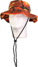 Wide Brim Hiking Fishing Safari Boonie Bucket Hats 100% Cotton UV Sun Protection for Men Women Outdoor Activities