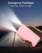 Portable Charger with Built in Cables, Slim 10000mAh Fast Charging 22.5W Power Bank USB C LED Display Battery Pack 6 Outputs & 2 Inputs for iPhone Samsung Pixel LG Moto iPad