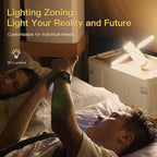 KLARUS CL2 Rechargeable Camping Lantern, 750LM 7 Light Modes Waterproof Foldable Tent Light with Power Supply for Emergency, Camping, Beach, Travel, Power Outages