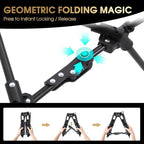 MOON LENCE Portable Snap-Lock Camping Chair, Folding Compact Chair, Lightweight Foldable Backpacking Support 330 lbs (Green)