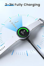 2 in 1 USB C/A Charger Compatible with Samsung Galaxy Watch 8/8 Classic /7/6/6 Classic/5 Pro/5/4/3/FE/Ultra 2025/2024/Active 1/2 Magnetic Fast Charging Cable for Samaung Galaxy Watch