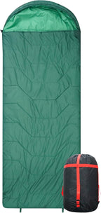 Jumbo Sleeping Bag for Adult&Kids,Cold&Warm Weather with Compression Sack and Water Resistant for Family Camping,Travel and Car Camping