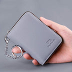 FurArt Zipper Wallet Women, RFID Blocking Credit Card Wallet, Business Card Holder, Compact Size KeyChain Wallet