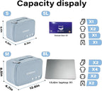 Packing Cubes for Travel Luggage Organizer Bags, Rapid-Odor-Elimination Sock & Underwear Cube, Water-Resistant Gym Bag, Soft Portable Packing Cubes for Travel（8.3” × 6.1” × 4.5”） S