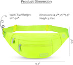 MAXTOP Large Crossbody Fanny Pack with 4-Zipper Pockets,Gifts for Enjoy Sports Festival Workout Traveling Running Casual Hands-Free Wallets Waist Pack Phone Bag Carrying All Phones