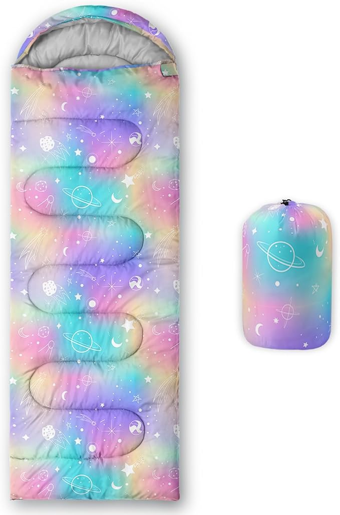 BSNTHO Camping Sleeping Bags,3 Season Warm & Cool Weather,Lightweight,Waterproof Sleeping Bags for Adults & Kids,Traveling,and Outdoors,Camping Gear Equipment