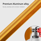 12 Pack Tent Stakes, 7-inch Ultralight Aluminum Ground Pegs with Reflective Pull Ropes, Tri-Beam Stake in a Carrying Bag, for Camping, Backpacking, Hiking, Hammocks and Canopy (Orange)