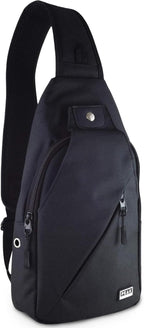 Peak Gear Travel Sling Bag. Compact Crossbody Bag | Lighter and Smaller than a Backpack | Lifetime Lost & Found ID Tag