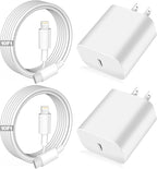 iPhone Fast Charger,Apple Charger Super Quick iPhone Charger Fast Charging,2Pack 10FT Long Type-C to Lightning Cable Cord USB C Wall Charger Block Adapter for iPhone 14 13 12 11/13Pro Max/12Mini/XS/XR