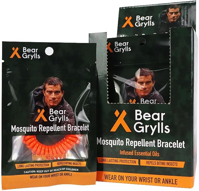 Mosquito Repellent Bracelets – Natural Essential Oils | Family Pack | Child‑Friendly | Non‑Toxic | Reusable Outdoor Wristbands | Individually Wrapped