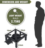 BESTFIRE Propane Burner,100,000 BTUs High Pressure Single Propane Stove with 4.1ft Adjustable Hose with Regulator,Gas Stove for Outdoor Cooking, Turkey Fry, Seafood Boil