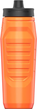 Under Armour Squeeze Water Bottles, 32 oz Water Bottles, Sideline Sports Water Bottle with Quick-Shot Lid, Quick & Easy Hydration, Gym Water Bottles, Squeeze Bottle, 1 32oz Bottle