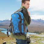 INOXTO lightweight Hiking Backpack 35L/40L Hiking Daypack with Waterproof Rain Cover for Travel Camping Outdoor Men and Women