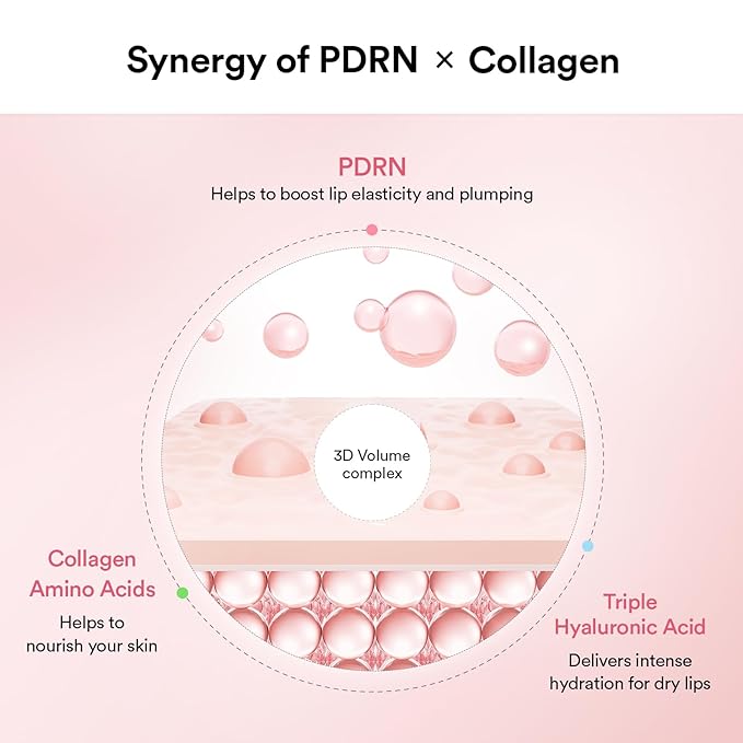 Abib PDRN Vegan Collagen Lip Mask Glazed Jelly 0.38 fl oz | Korean Lip Butter Balm Overnight Sleeping Mask Hydrating Care Moisturizer Treatment for Flakey, Dry Lips