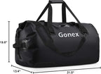 Gonex 40L 60L 80L Extra Large Waterproof Duffle Travel Dry Duffel Bag Heavy Duty Bag with Durable Straps & Handles for Kayaking Paddleboarding Boating Rafting Fishing