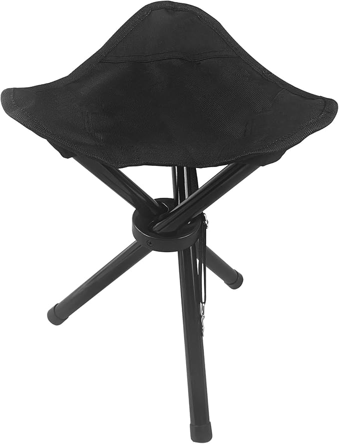 Travel Folding Camping Stool, Outdoor Tripod Seat, Folding Camping Chairs,Fishing Chair for Camping Party Mountaineering Picnic Beach Garden Lawn