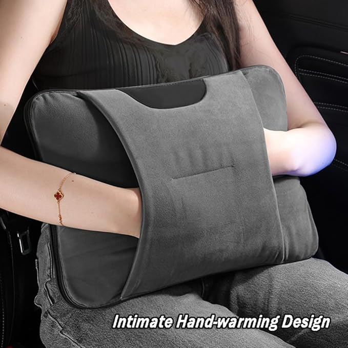Car Travel Blanket Waist Support Blanket for Mercedes Benz/AMG GL X166 X164 SUV GL 350 400 450 500 550 / GL63, Premium Soft 3 in 1 Warm Soft Travel Blanket Car Pillow Blanket,Brown