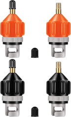 Paddle Board Pump Adapter,High‑Pressure Inflator Nozzle,Premium Inflatable Boat SUP Pump Adapter,Paddle Board Air Pump Adapter,Fits Kayaks,SUPs,Stand Up Paddle Board(Orange & Black)