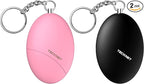 Personal Safety Alarm for Women, 140dB Travel Safe Waterproof Self Defense Keychain, Personal Alarm Loud Siren Safety Keychain for Girls Kids Elderly - 2 Pack