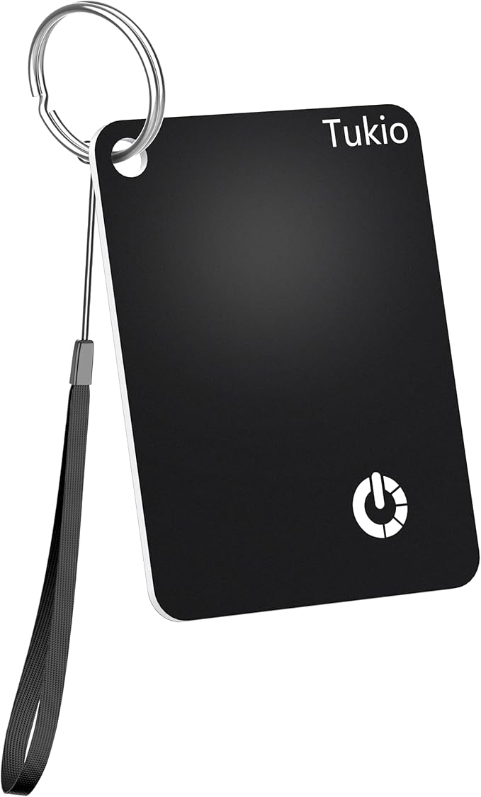 Smart Air Tracker Tag [Apple MFi Certified]- Compatible with Apple Find My (iOS only), Bluetooth Tracker Smart Card Wallet Finder with Wireless Charging, 0.11in Slim, Item Locator for Luggage Tags.