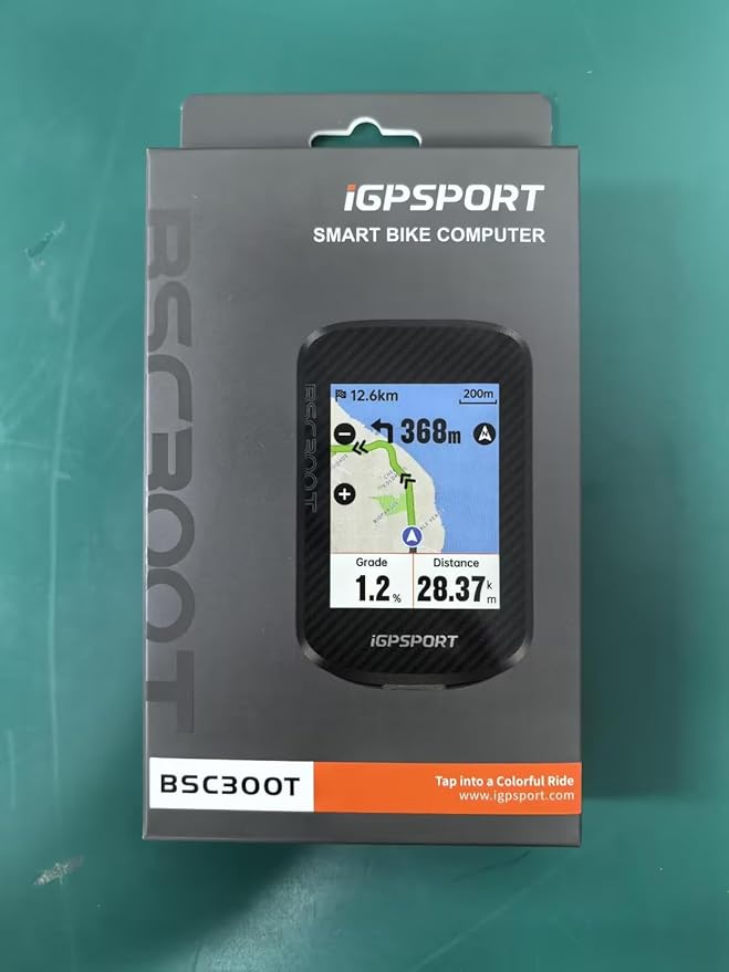 iGPSPORT BSC300T Wireless Bike Computer GPS, Touchscreen Offline MAP Navigation Off Course Warning Compatible with Insta 360, for Ebike Road Bike MTB