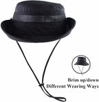 CAMOLAND Mens Fishing Hat Wide Large Brim Sun Hat with Outdoor UV Protection