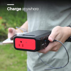 SinKeu 88.8Wh|65Watts Portable Laptop Charger with AC Outlet, A Super Travel Portable Battery Pack & Power Bank for HP, Notebooks, MacBook, Laptops