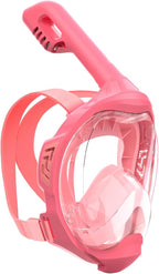 Kids Full Face Snorkel Mask, Snorkeling Gear for Kids, Kids Scuba Mask and Snorkel, Diving Mask, Snorkeling Set, 180 Degree Panoramic View Anti-Fog Anti-Leak