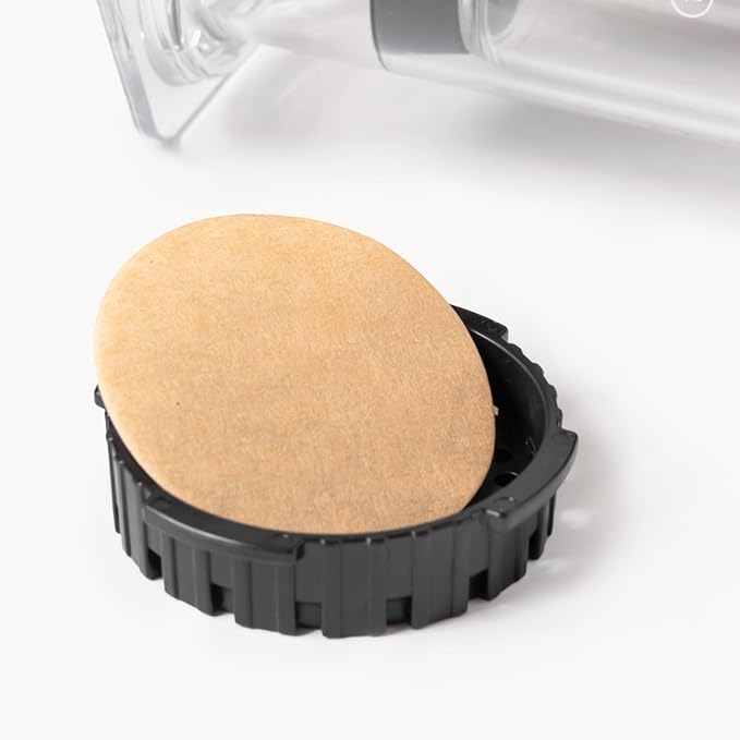 AeroPress XL Coffee Maker Natural Paper Micro-Filters – Round Replacement Coffee Filters, Unbleached, Compostable Paper Filters, Fits XL Size AeroPress Coffee Makers, 200 Count