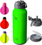BOTTLE BOTTLE 40 oz sports water bottle stainless steel insulated water bottle with straw and pills holder