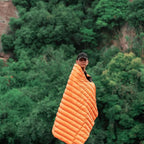 ZOOOBELIVES Ultralight Down Camping Blanket - 1.35lbs, 650 Fill Power Puffy Quilt. Compact & Warm Comforter for Travel, Beach, Hammock, Backpacking - Elevate Your Outdoor Comfort - AlpliveR300