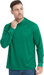 ProtectX High Visibility Sun Protection Lightweight Long Sleeve Hoodie, UPF 50+ Quick-Dry, SPF UV Shirt, Active Wear