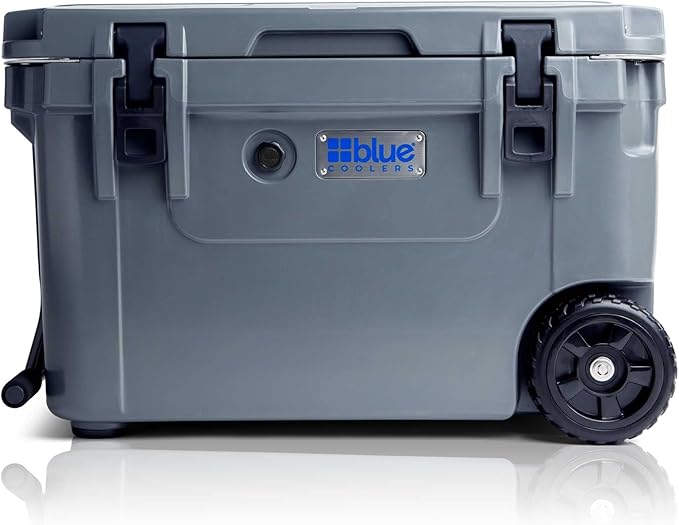 Blue Coolers Ice Vault – 60 Quart Roto-Molded Ice Cooler (Large Ice Chest Holds Ice up to 10 Days)